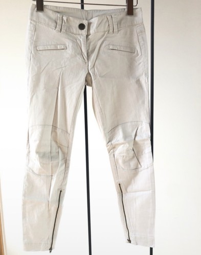 Skinny hose stoffhose beige - stoffhose,