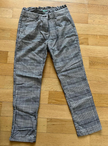 Benetton karierte hose 140 - benetton,